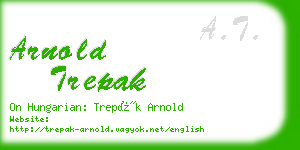 arnold trepak business card